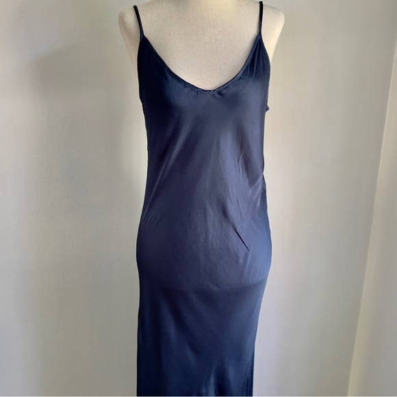 Velvet Graham & Spencer Kelsey Cardigan With Slip Dress Sz Medium Blue Eyelash - Picture 8 of 12